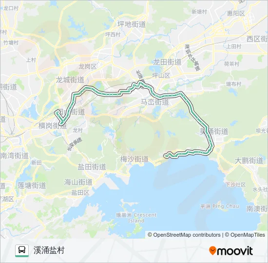 M357 Bus Line Map