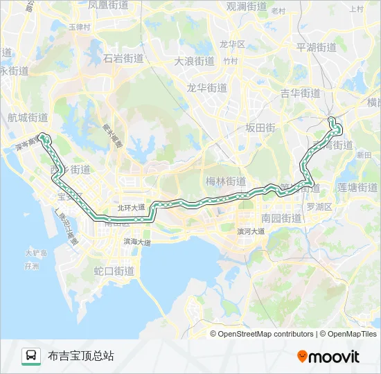 M358 Bus Line Map