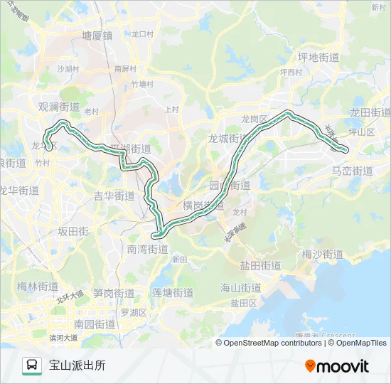 M359 Bus Line Map