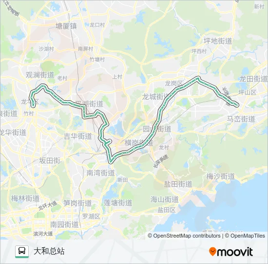 M359 Bus Line Map
