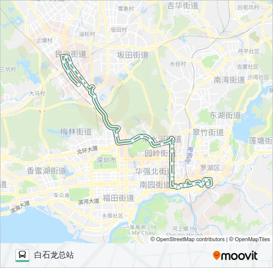 M360 Bus Line Map