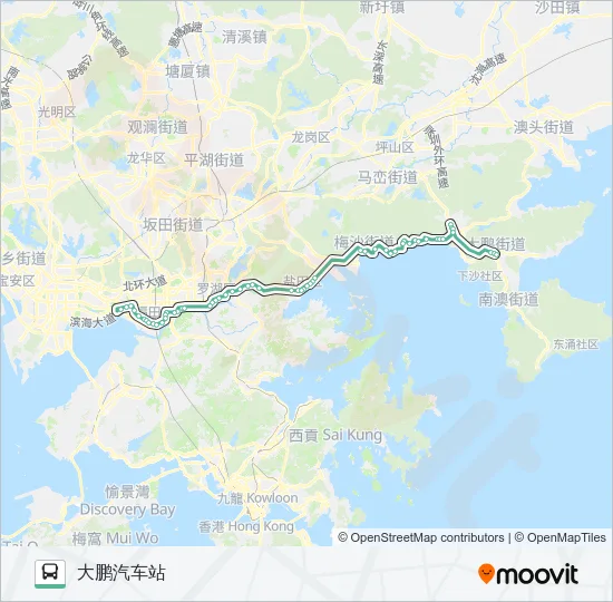 M362 Bus Line Map