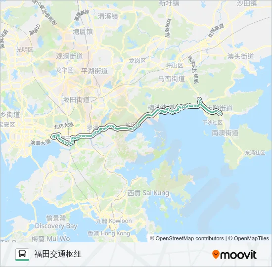 M362 Bus Line Map