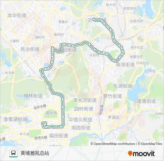 M363 Bus Line Map