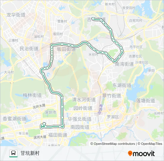M363 Bus Line Map