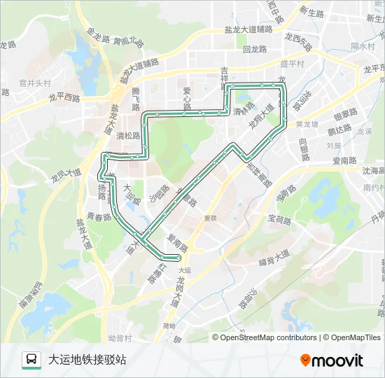 M367 Bus Line Map