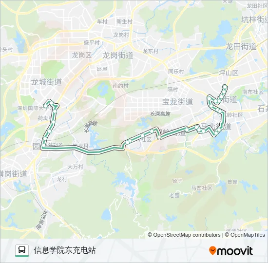 M368 Bus Line Map
