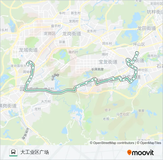 M368 Bus Line Map