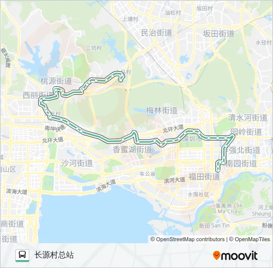 M369 Bus Line Map