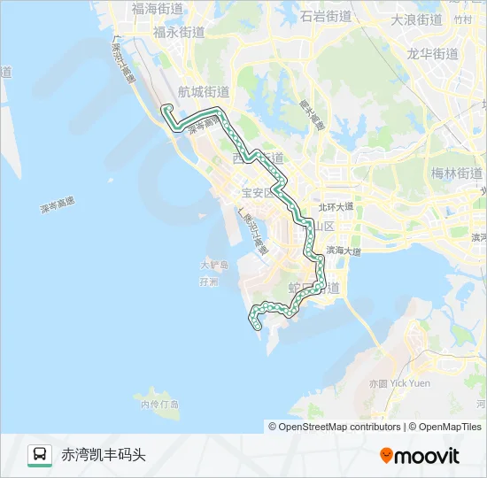 M371 Bus Line Map