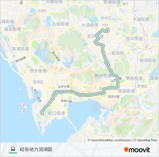 M372 Bus Line Map