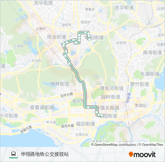 M374 Bus Line Map