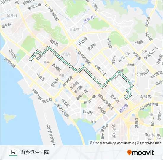 M380 Bus Line Map