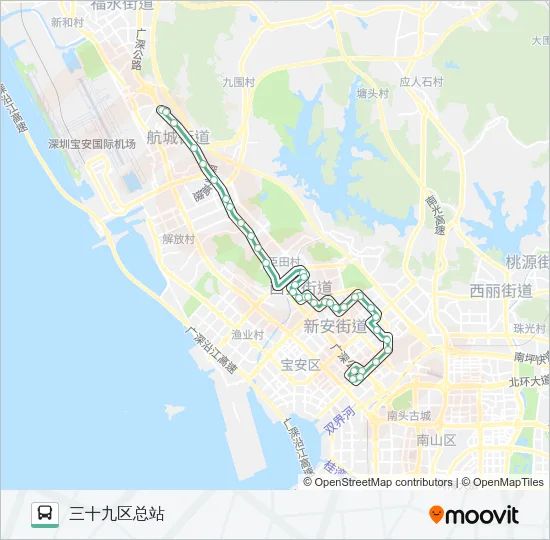 M381 Bus Line Map