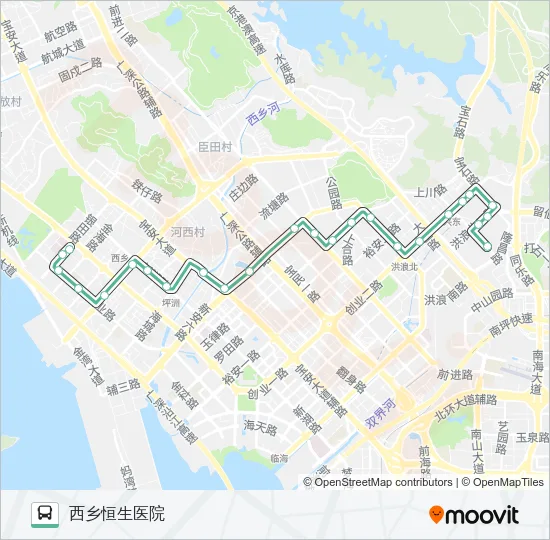 M382 Bus Line Map