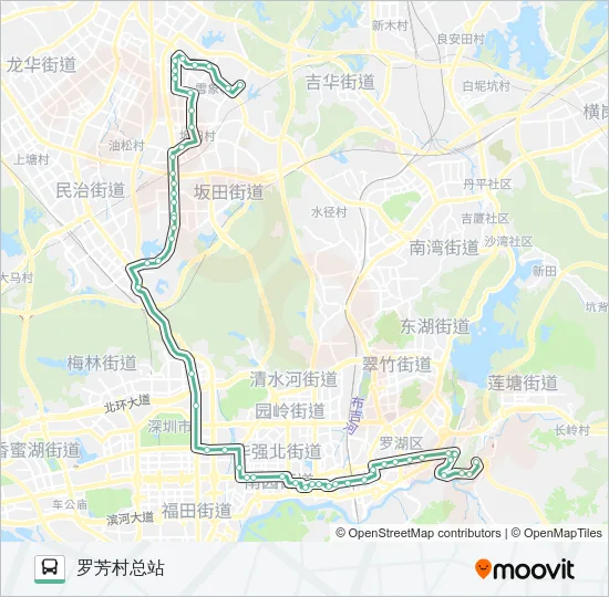 M383 Bus Line Map