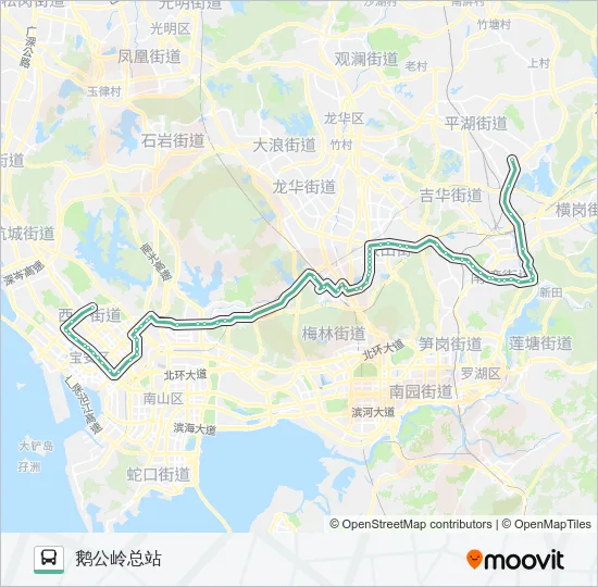 M385 Bus Line Map