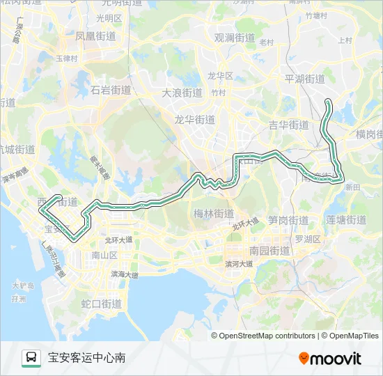 M385 Bus Line Map