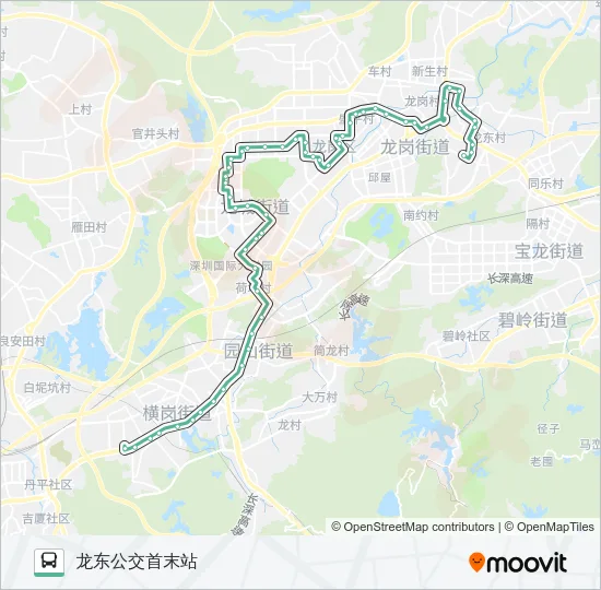 M386 Bus Line Map