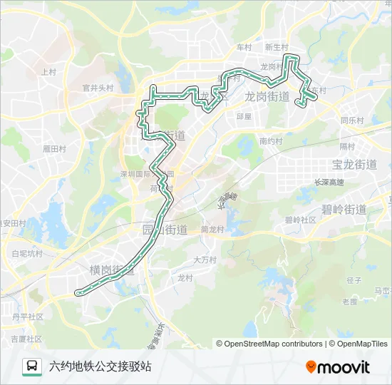 M386 Bus Line Map