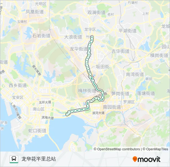 M391 Bus Line Map