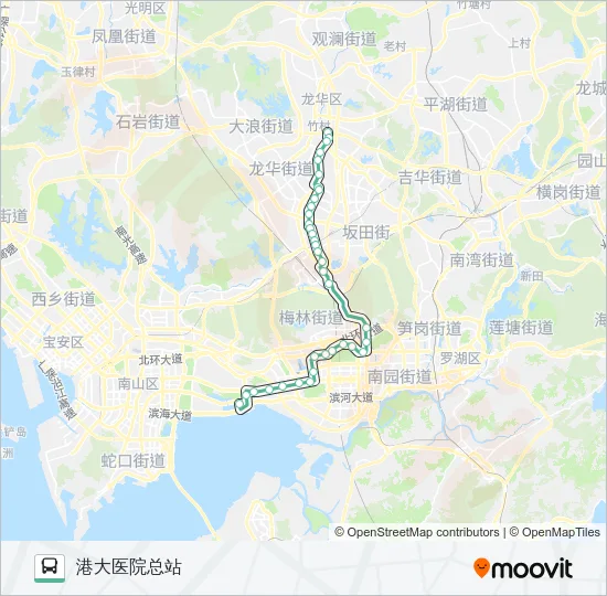 M391 Bus Line Map
