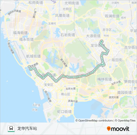 M393 Bus Line Map