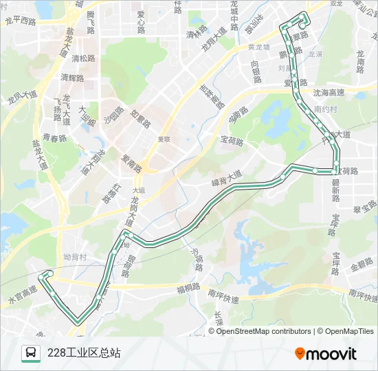 M394 Bus Line Map