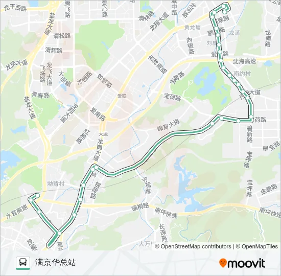 M394 Bus Line Map