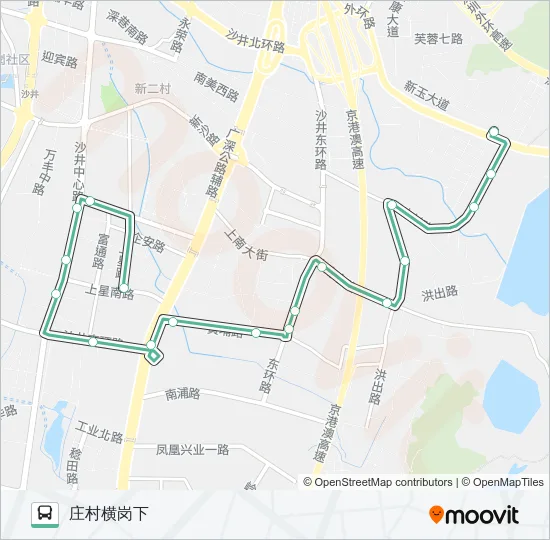 M397 Bus Line Map