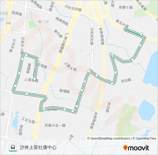 M397 Bus Line Map