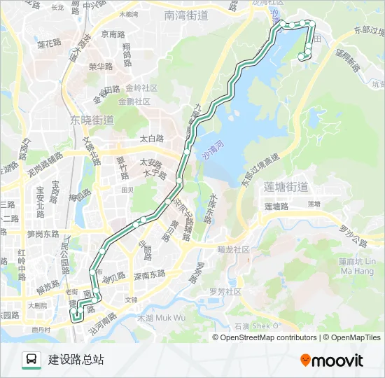 M399 Bus Line Map