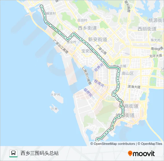 M400 Bus Line Map