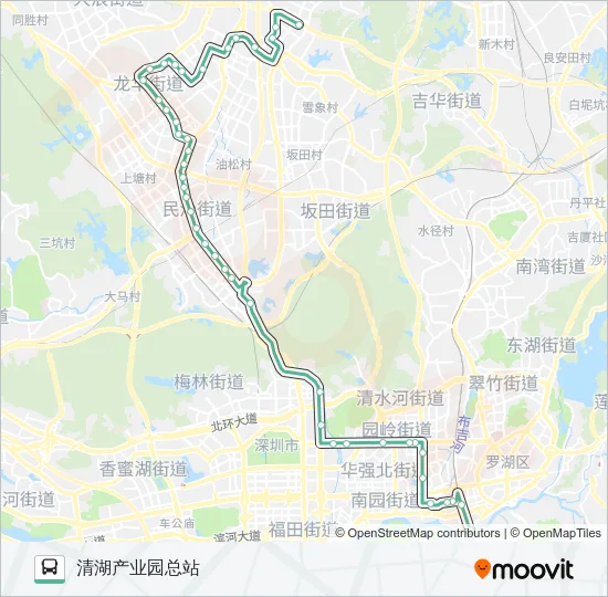 M401 Bus Line Map