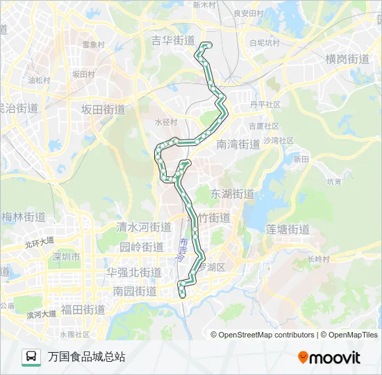 M402 Bus Line Map