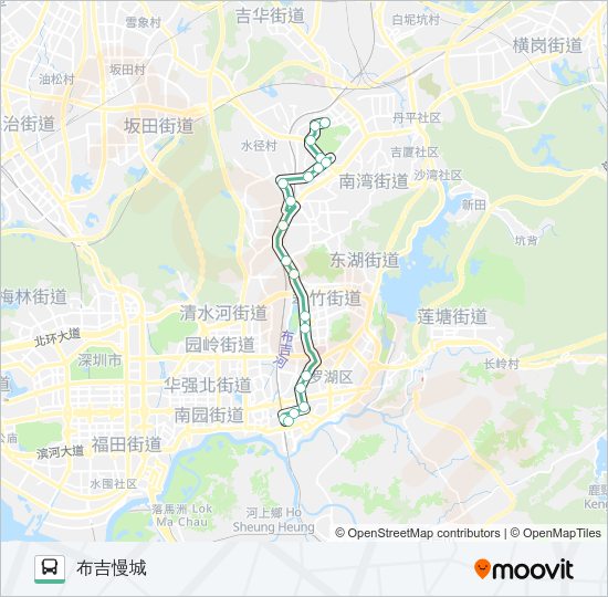 公交M403路的线路图