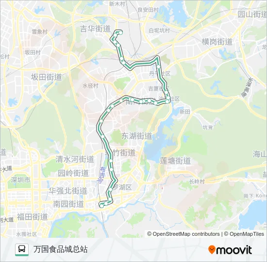 M404 Bus Line Map