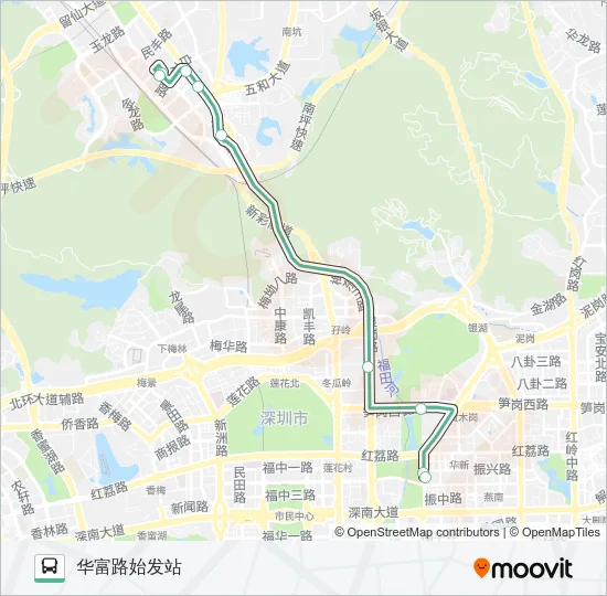 M405 Bus Line Map