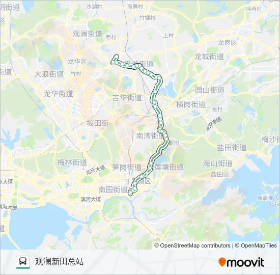 M407 Bus Line Map
