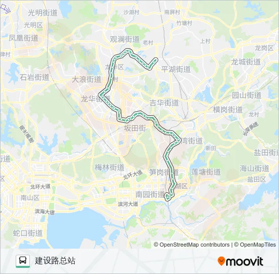 M408 Bus Line Map
