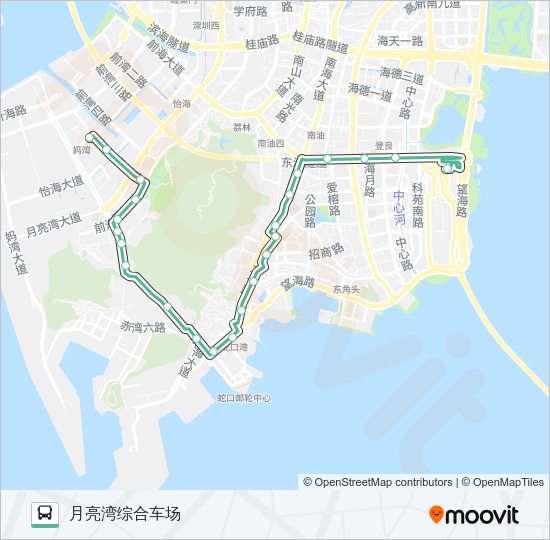 公交M409路的线路图