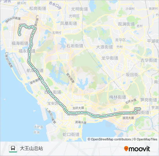 M413 Bus Line Map