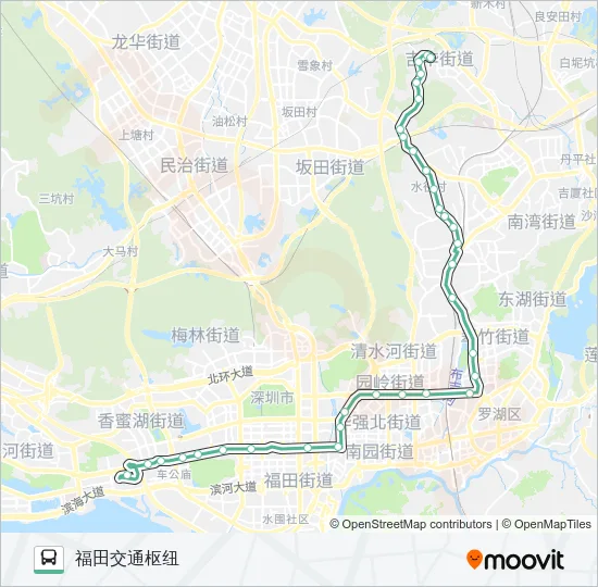 M414 Bus Line Map