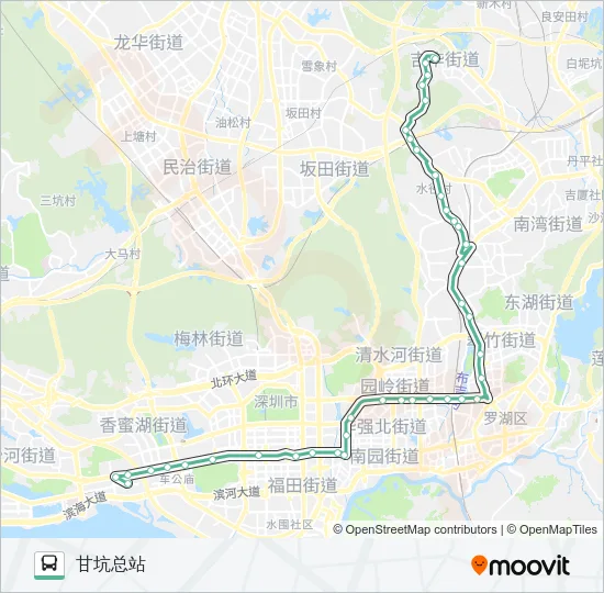M414 Bus Line Map