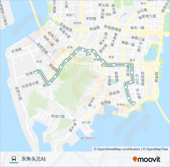 M418 Bus Line Map