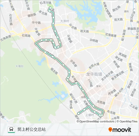 M420 Bus Line Map