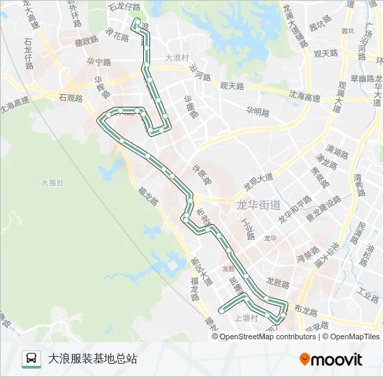 M420 Bus Line Map