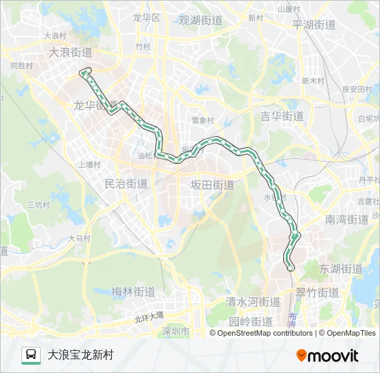 M421 Bus Line Map