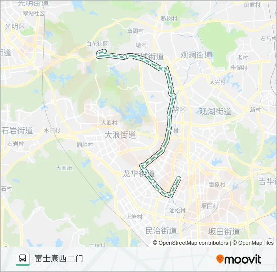 M424 Bus Line Map