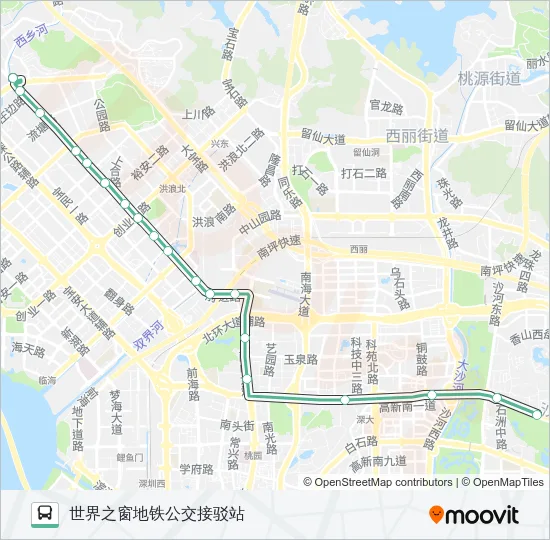 M425 Bus Line Map